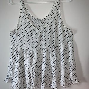 Polka dot tank top